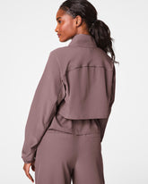 SPANX® On the Move Cinched Back Jacket | Smoke